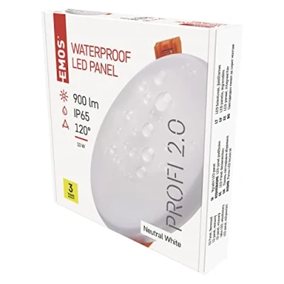 Afbeelding van Plafondspot LED paneel 125 mm rond ingebouwd wit 11W neutraal