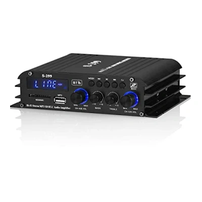 Afbeelding van 4.0 Kanaals HiFi Versterker Bluetooth Digitale Voor Thuis/Auto Bass Audio
