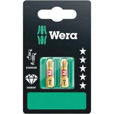 Afbeelding van Wera bits kruiskop 2 stuks 851/1 BDC SB