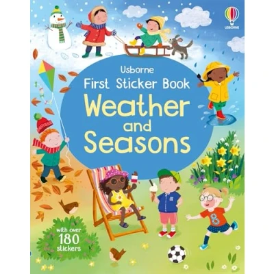 Afbeelding van Weather and seasons. First sticker book. Ediz. a colori