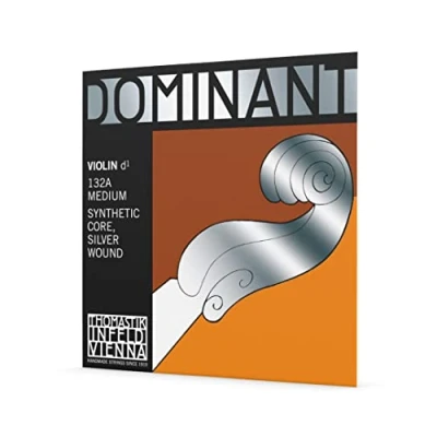 Afbeelding van D Dominant viool synthetische kern zilverdraad