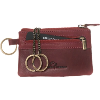 Afbeelding van Sleuteletui Vintage Leer Bordeaux rood (Vintage leer)