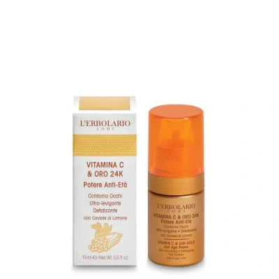 Afbeelding van L&#039;Erbolario Vitamine C &amp; 24 K goud anti aging oogcontouren crème