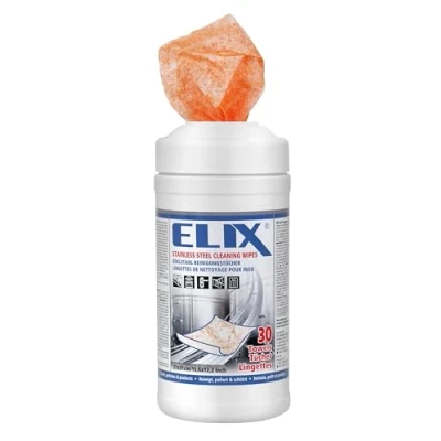 Afbeelding van ELIX Reinigingsdoekjes Roestvrij Staal 27 cm x 31 30 stuks per verpakking