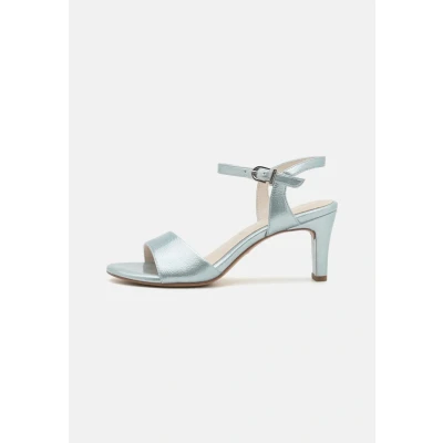 Afbeelding van Tamaris Damessandalen Vegan Elegant, Lt Blue Patent, 39 EU