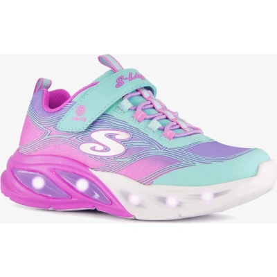 Afbeelding van Skechers Cosmic GLOW Sneakers laag turquoise/multicoloured voor kinderen, Maat: 33, Turquoise/multi coloured Textiel/ synthetisch