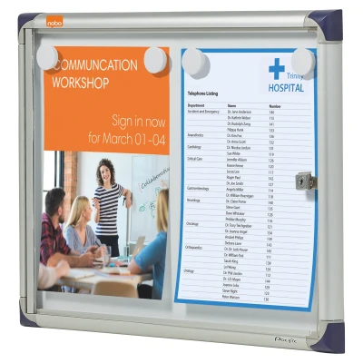 Afbeelding van Binnenvitrine Nobo vitrine , voor 2 x ft a4 (ft 51 37 2,2 cm)