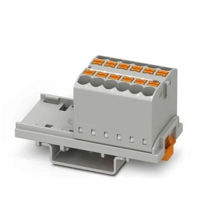 Afbeelding van Phoenix Contact PTFIX 12X2,5 NS35 GY 3273022 Verdeelblok 0.14 mm² 2.50 Grijs 8 stuk(s)