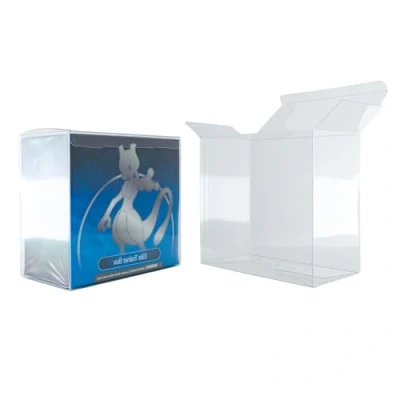 Afbeelding van PET Elite Trainer Box 10 stuks, kunststof bescherming voor ETB boxen, 19 x 16,7 9 cm, compatibel met Pokémon Trainer, robuust, stofdicht