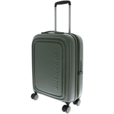 Afbeelding van MANDARINA DUCK Trolley Logoduck + Expandable Cabin Pine Green olijfgroen 55cm