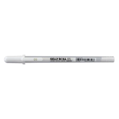 Afbeelding van Gelschrijver Sakura Gelly Roll Basic 05 0.3mm wit