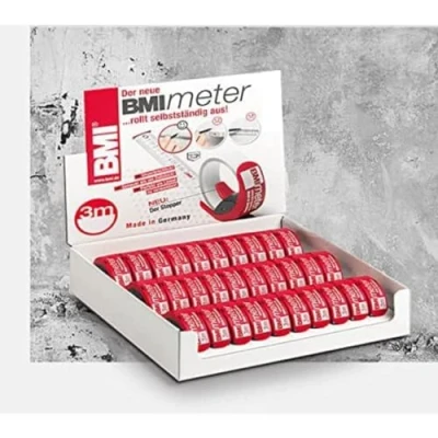 Afbeelding van BMI Zakbandmaat BMImeter 429 (3 m, breedte 16 mm, verdeling mm/inch, roestvrij stalen band + onbreekbaar, compact formaat, meetlint) 429351021