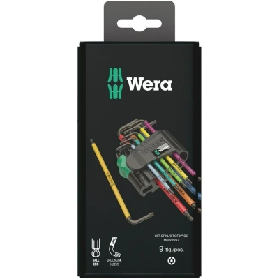 Afbeelding van 967/9 Tx Bo Multicolour 1 Zb Stiftsleutelset, Blacklaser, 9 Delig