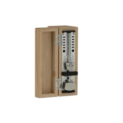 Afbeelding van Wittner 903034 Taktell Super Mini Metronoom houten behuizing zonder bel eiken mat