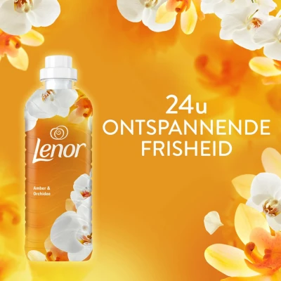 Afbeelding van Lenor Wasverzachter Amber&amp;Orchidee 42 Wasbeurten 882 ml