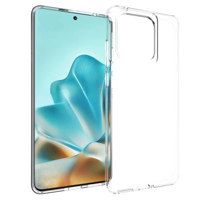 Afbeelding van Motorola Edge 60 Fusion Hoesje Siliconen en TPU (zacht) Accezz Softcase/Backcover Transparant Telefoonhoesje