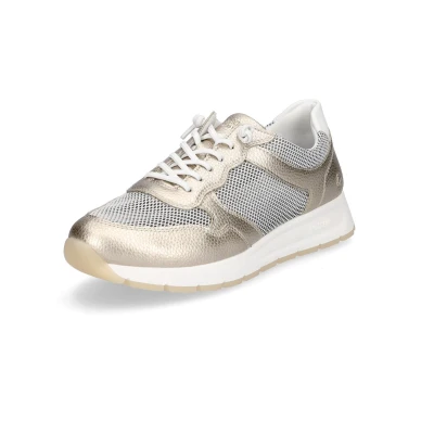 Afbeelding van Remonte Alburi Sneakers laag, Dames, Maat: 44, Metalic Leer