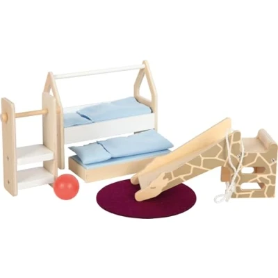 Afbeelding van small foot houten poppenhuis meubeltjes kinderkamer, meubelset voor het poppenhuis, kinderen vanaf 3 jaar, 12632