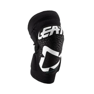 Afbeelding van Leatt 3DF 5.0 Zip Motorcross Kniebeschermer, wit, afmeting 2XL voor man