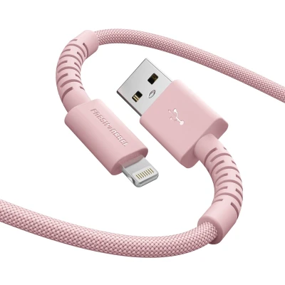 Afbeelding van Fresh &#039;n Rebel FlexWave, 2 m, Lightning, USB A, Mannelijk, Roze