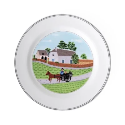 Afbeelding van Villeroy en Boch Design Naif platte borden Bauer, premium porselein