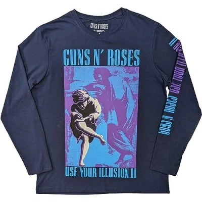 Afbeelding van Guns N&#039; Roses Get In The Ring Tour &#039;91 &#039;92 Longsleeve shirt L Blauw