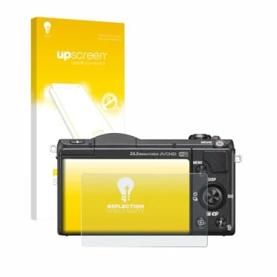 Afbeelding van upscreen Antireflecterende Schermbeschermer voor Sony Alpha 5100 (DSLR A5100) Screen Protector, Mat, Ontspiegelend, Antikras, Anti Vingerafdruk