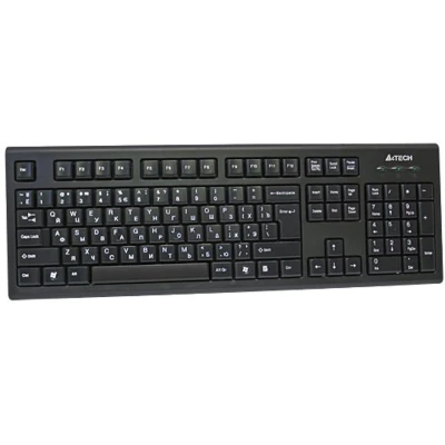 Afbeelding van A4Tech KR 85 toetsenbord USB QWERTY Amerikaans Engels Zwart