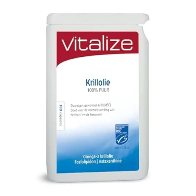 Afbeelding van Vitalize Krillolie 100% puur 180 capsules