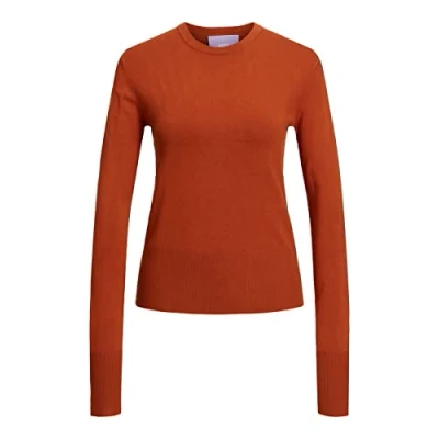 Afbeelding van JACK &amp; JONES Dames Jjxx Jxlara Ls Soft Crew Neck Knit Noos Pullover, Bombay Brown, S