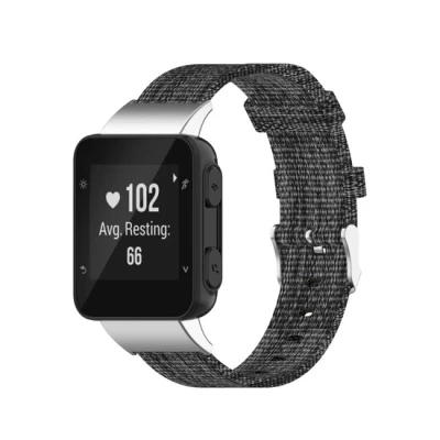 Afbeelding van Nylon canvas bandje Grijs Garmin Forerunner 35 / 30
