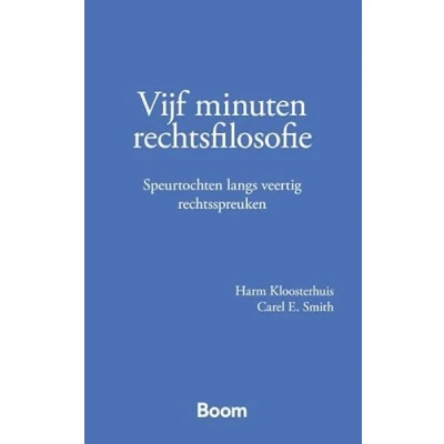 Afbeelding van Vijf minuten rechtsfilosofie