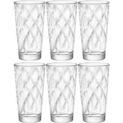 Afbeelding van Set van 12x stuks waterglazen/longdrinkglazen transparant 370 ml Longdrinkglazen