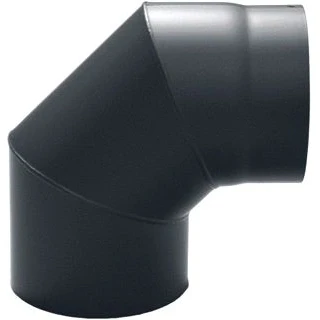 Afbeelding van Nedco zwart staal Ø 150 mm bocht 90