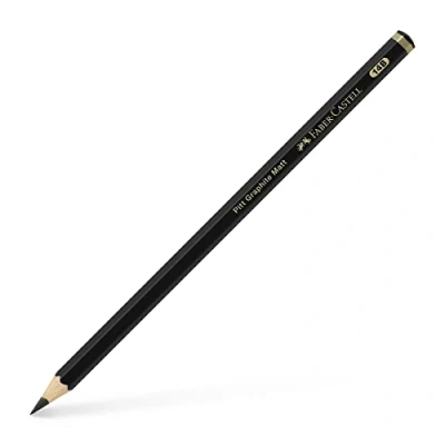 Afbeelding van Faber Castell 115214, doos met 12 Pitt grafietpotloden, mat, 14B, zwart