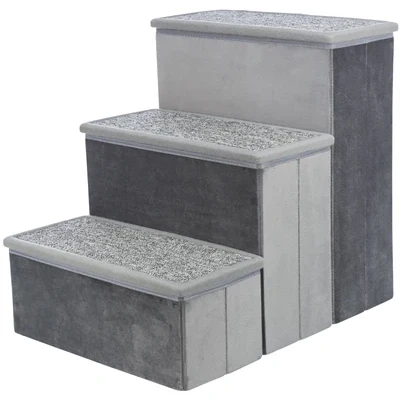 Afbeelding van Trixie Trap Met Opbergruimte Grijs 34X50X45 CM