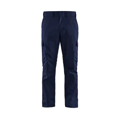 Afbeelding van Blaklader Industrie werkbroek stretch 1444 1832 Marineblauw/Korenblauw C46
