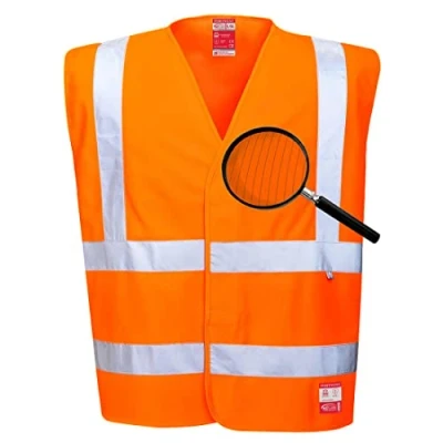 Afbeelding van Portwest FR71 Hi Vis Antistatisch en Vlamvertragend Vest, Oranje, Normaal, Grootte L/XL
