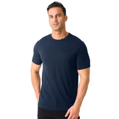 Afbeelding van Merino Protect 100% Merinowollen Herenoverhemd Antigeur Onderhemd Lichtgewicht T shirt Wandelreizen Zacht Met Basislaag
