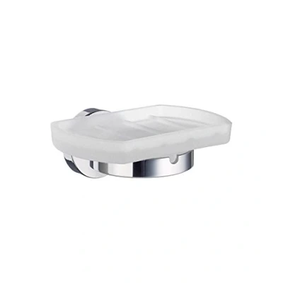 Afbeelding van Zeephouder Smedbo Home Mat Glas 12x7,8 cm Chroom