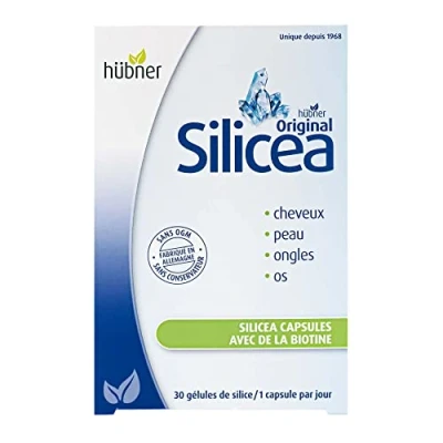 Afbeelding van HUBNER Silicea capsules silica met biotine 30