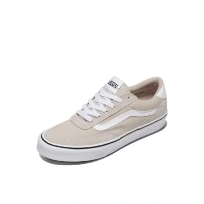 Afbeelding van Vans Heren Brooklyn Ls Sneaker, Suede/Canvas Zilveren Voering, 8.5 UK, Suède Canvas 42.5 EU
