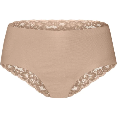 Afbeelding van ten Cate Secrets naadloze hipster met kant middenbeige