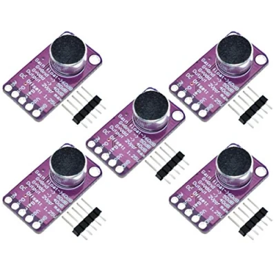 Afbeelding van 5pcs MAX9814 Microphone Amplifier Board Module Auto Gain Control AGC Electret