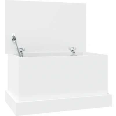 Afbeelding van vidaXL Opbergbox 50x30x28 cm bewerkt hout wit