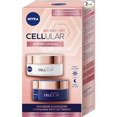 Afbeelding van NIVEA 2 pack Cellular Expert Lift dag en nachtcrème set SPF 30, x 50 ml