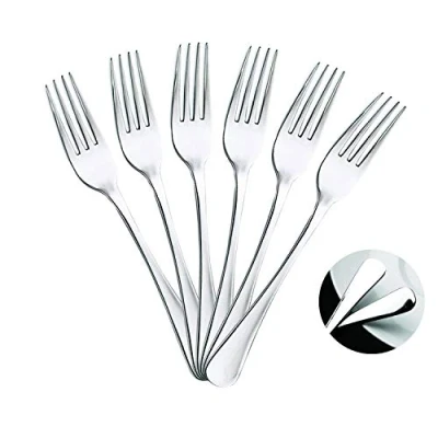 Afbeelding van Mr. Spoon 6 vorken roestvrij staal 20 x 2,65 cm, Minimal Collection serveerbesteksets