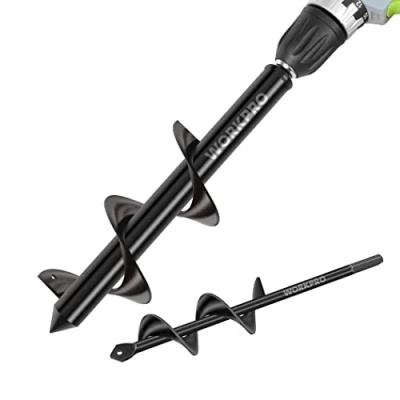 Afbeelding van WORKPRO Grondboorset met inbussleutel 2 delig, gatgraver voor tuinpalen het planten van bollen en zaailingen, 4 x 22 cm 8 30