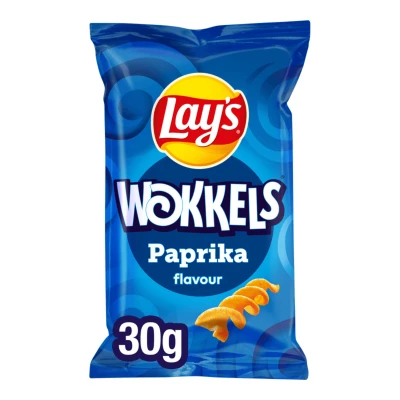 Afbeelding van Lay&#039;s Wokkels Paprika zakje (24 x 30 gr)