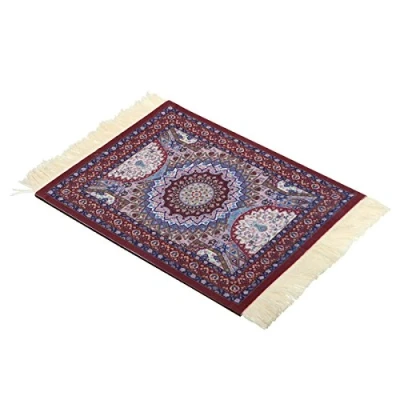 Afbeelding van Tutoy 28 cm x 18 Paarse Crown Bohemia Perzische Stijl Muismat voor PC Laptop Desktop Computer